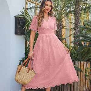 Robe Broderie Anglaise Champêtre