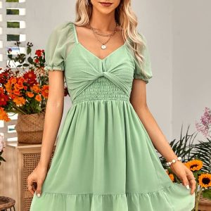 Robe Ceremonie Champêtre Chic Courte