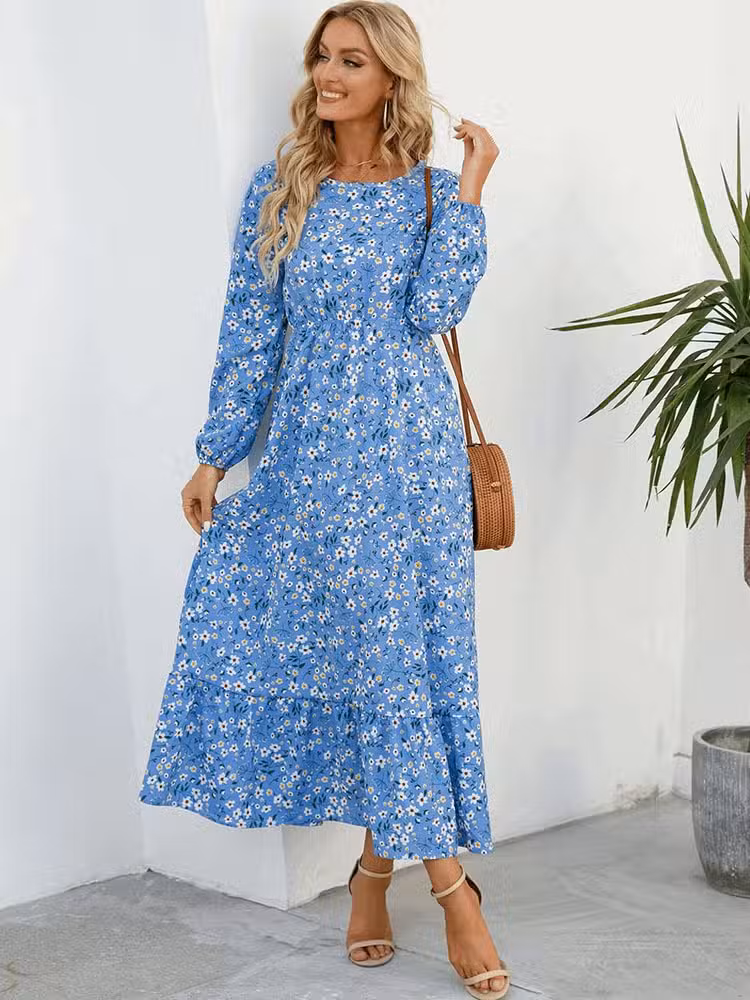 Robe Champêtre Bleue