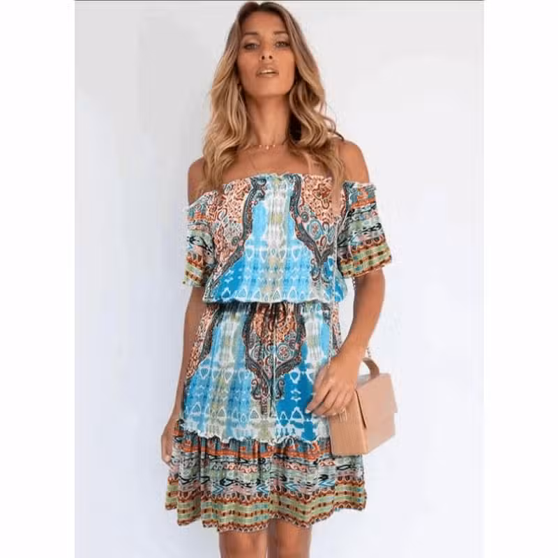 Robe Cocktail Mariage Boheme Chic – Image 2