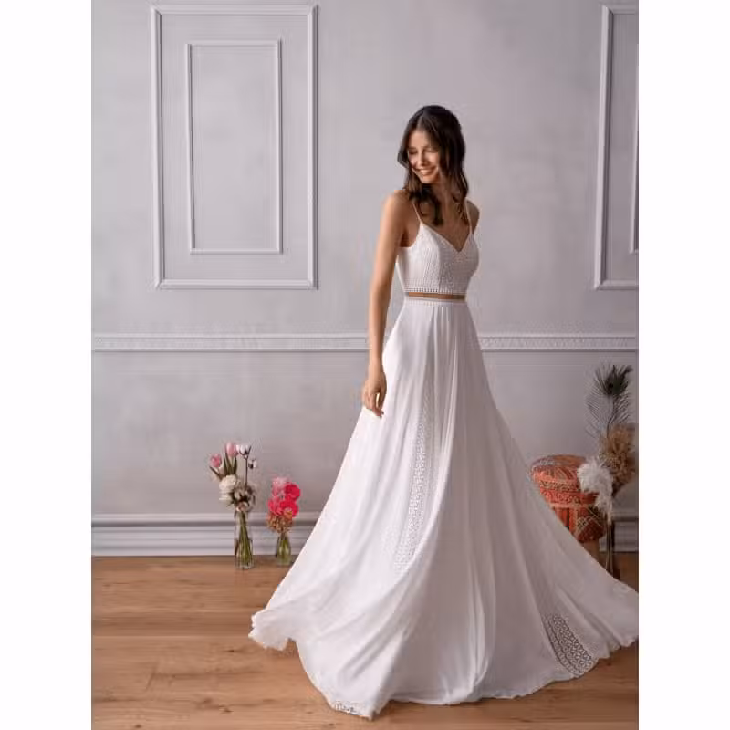 Robe De Cérémonie Mariage Bohème Chic