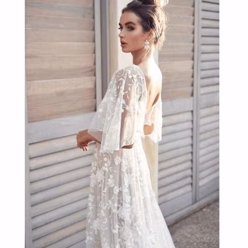 Robe De Mariage Bohème Blanche
