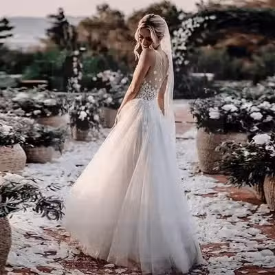 Robe De Mariée Bohème Blanche