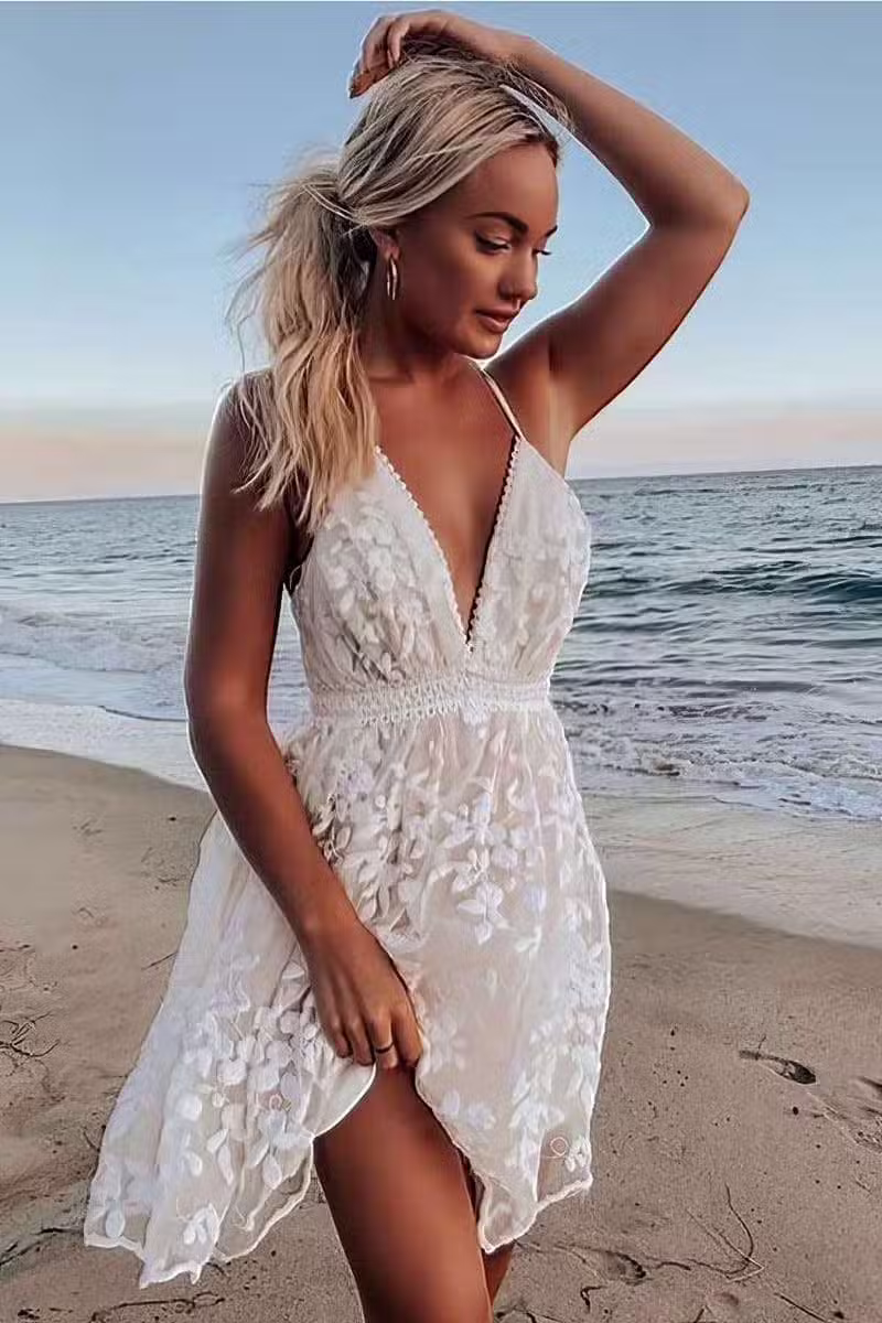 Robe De Mariée Bohème Chic Courte