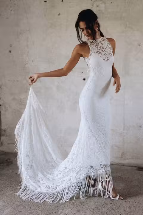 Robe De Mariée Bohème Chic Dos Nu