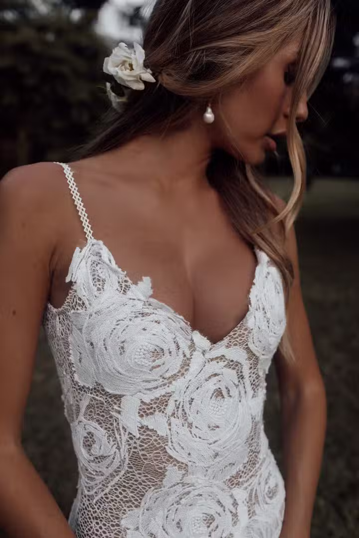 Robe De Mariée Bohème Dentelle