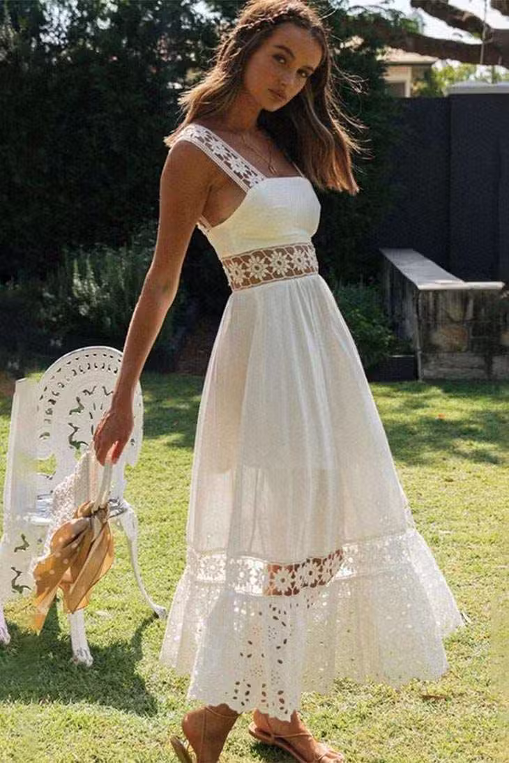 Robe De Mariée Bohème Florale Fluide