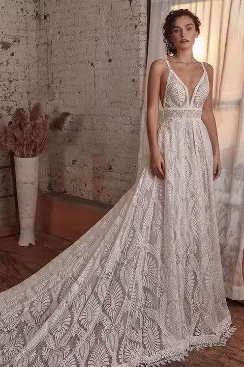 Robe De Mariée Bohème Guipure