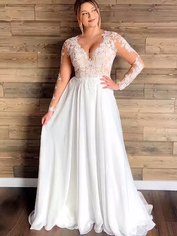 Robe De Mariée Grande Taille Dentelle