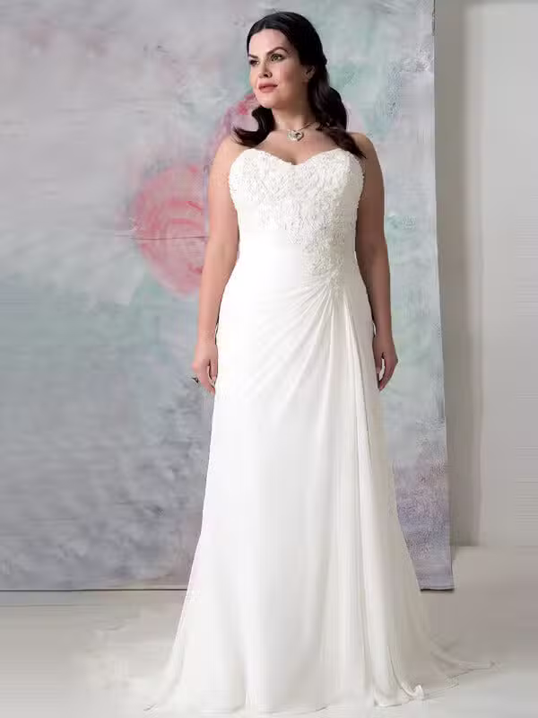 Robe De Mariée Pour Femme Petite Et Ronde