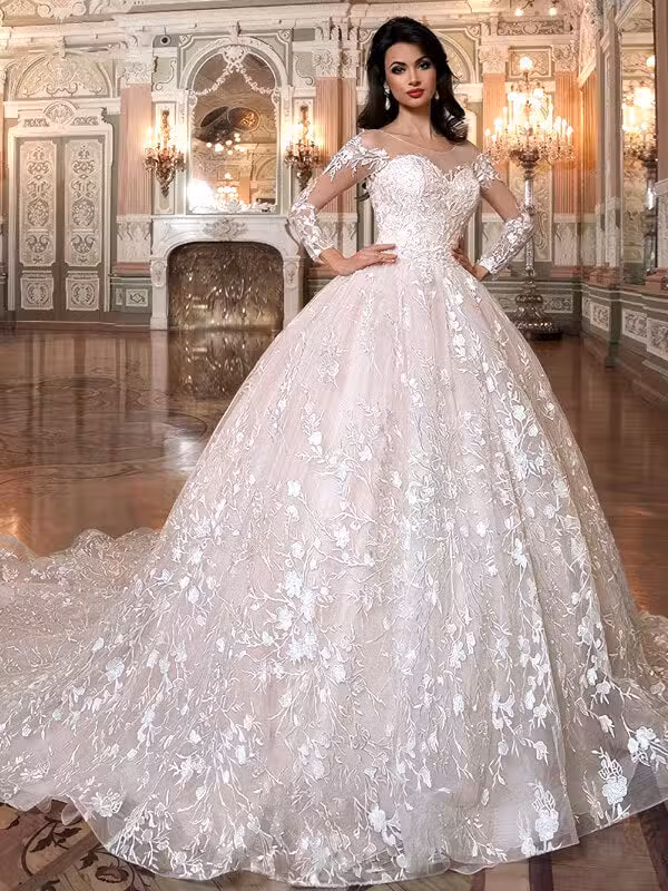 Robe De Mariée Princesse Scintillante