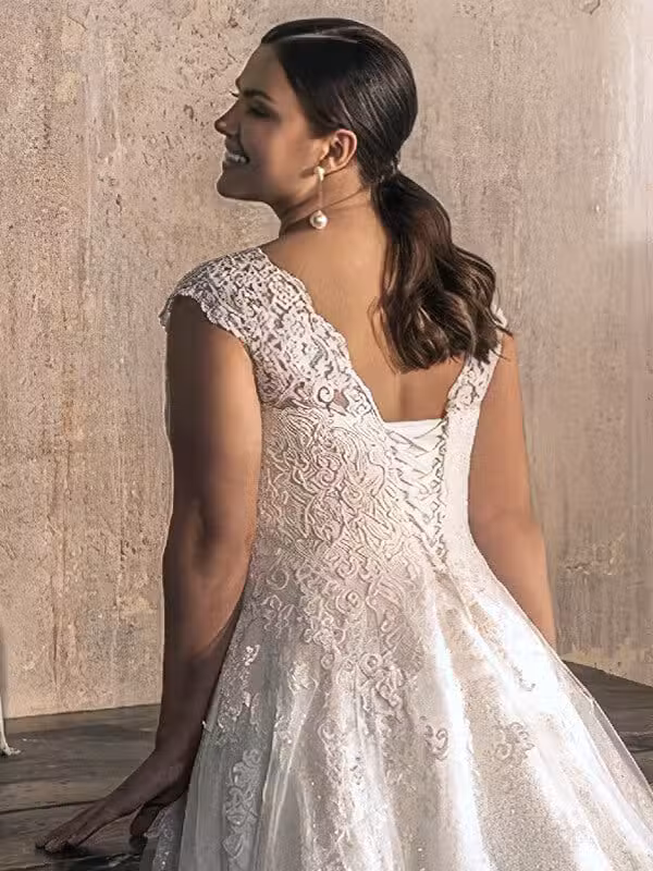 Robe De Mariée Ronde – Image 3