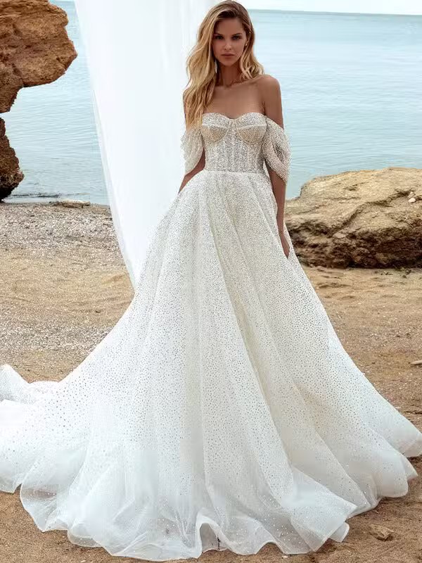 Robe De Mariée Scintillante