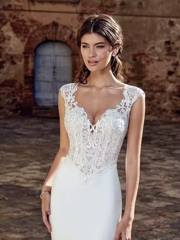 Robe De Mariée Sirène Avec Traine