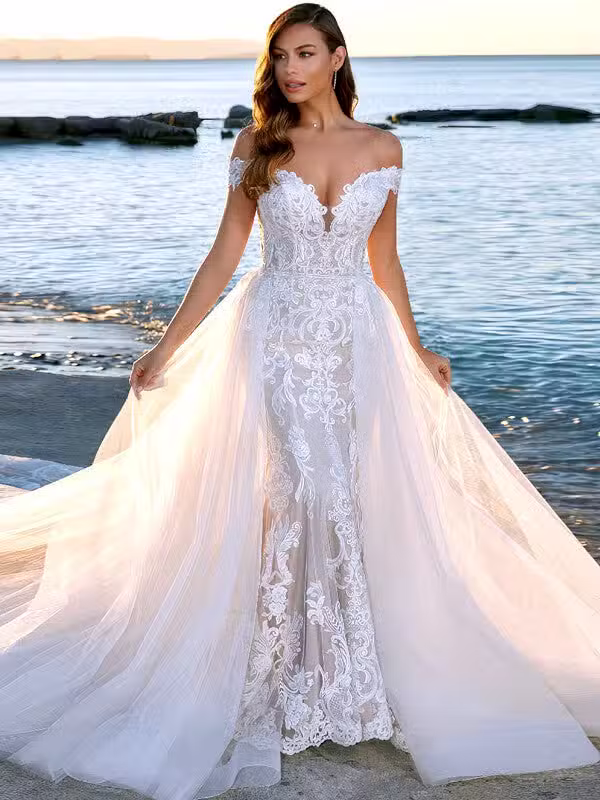 Robe De Mariée Sirène Bustier