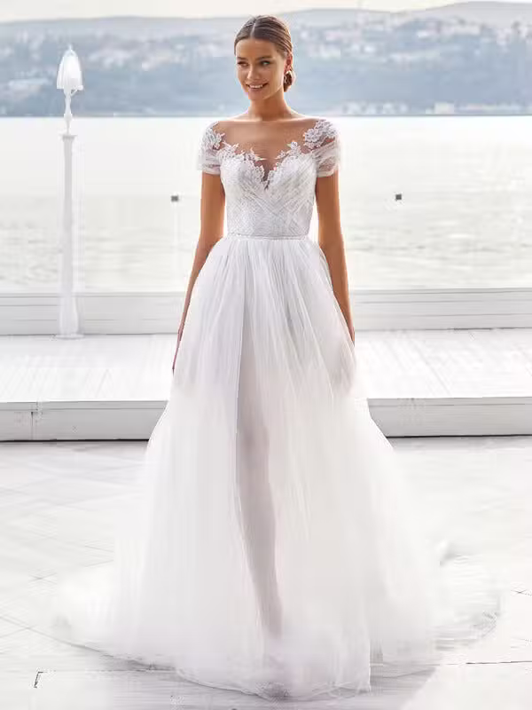 Robe De Mariée Trapèze Boho – Image 2