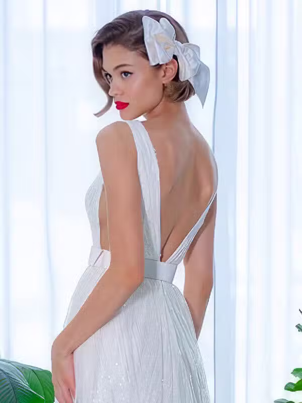 Robe De Mariée Trapèze Chic – Image 4