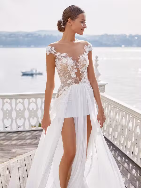 Robe De Mariée Très Courte