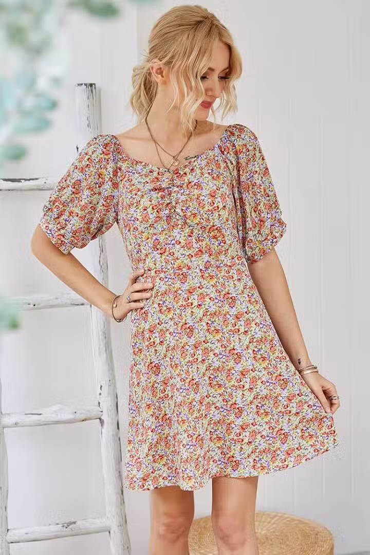 Robe Droite Mariage Champêtre Vintage