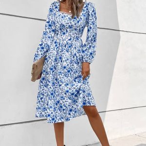 Robe À Fleurs Vintage Champêtre