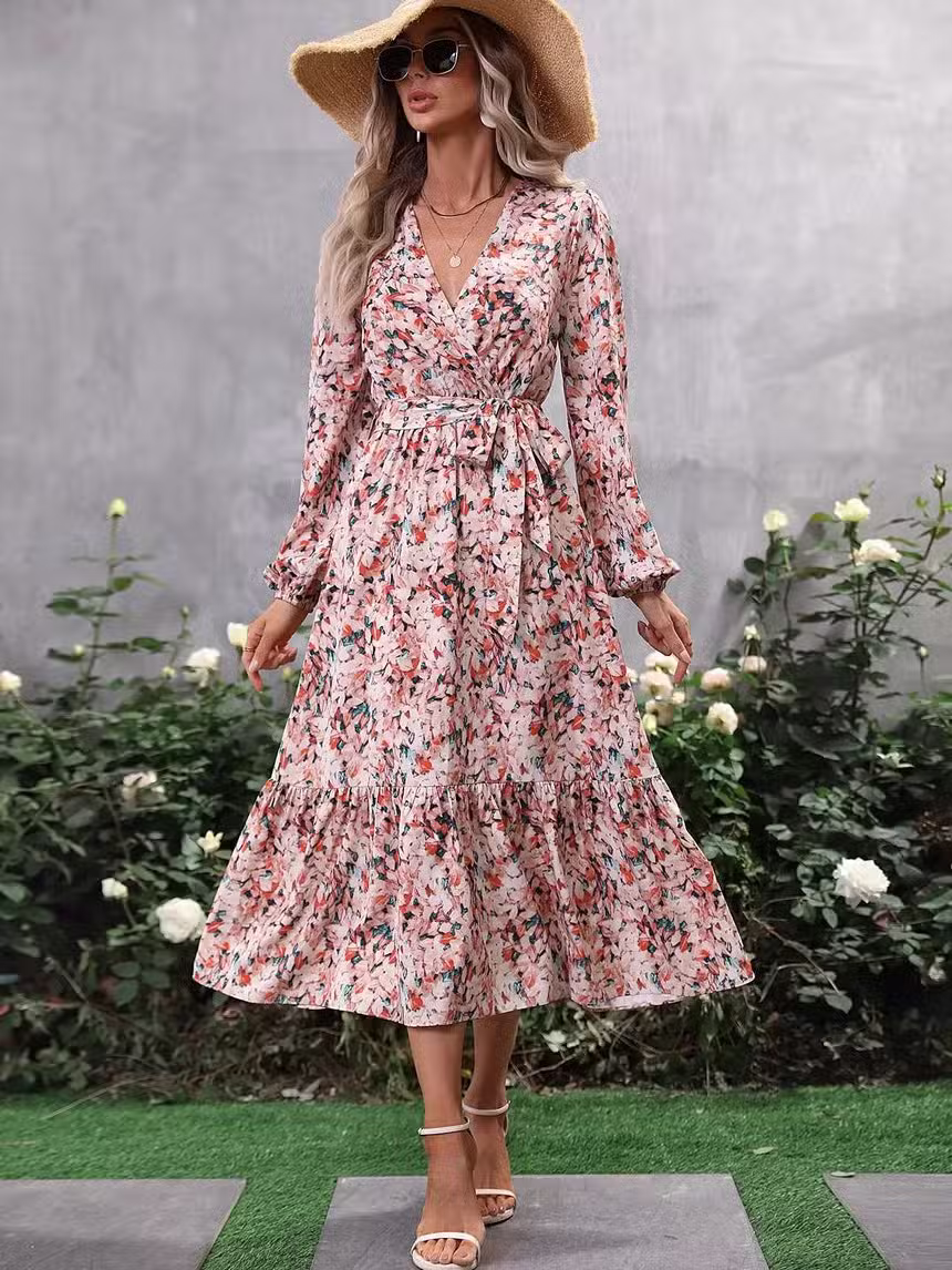 Robe Longue Bohème Chic Manche Longue – Image 6