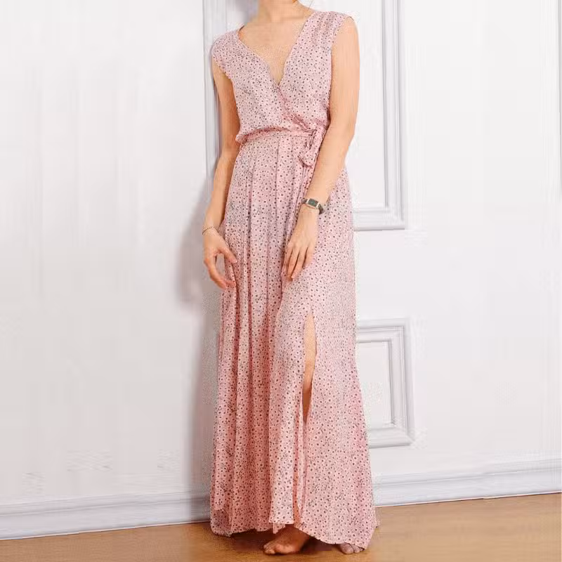 Robe Longue Bohème Chic Rose