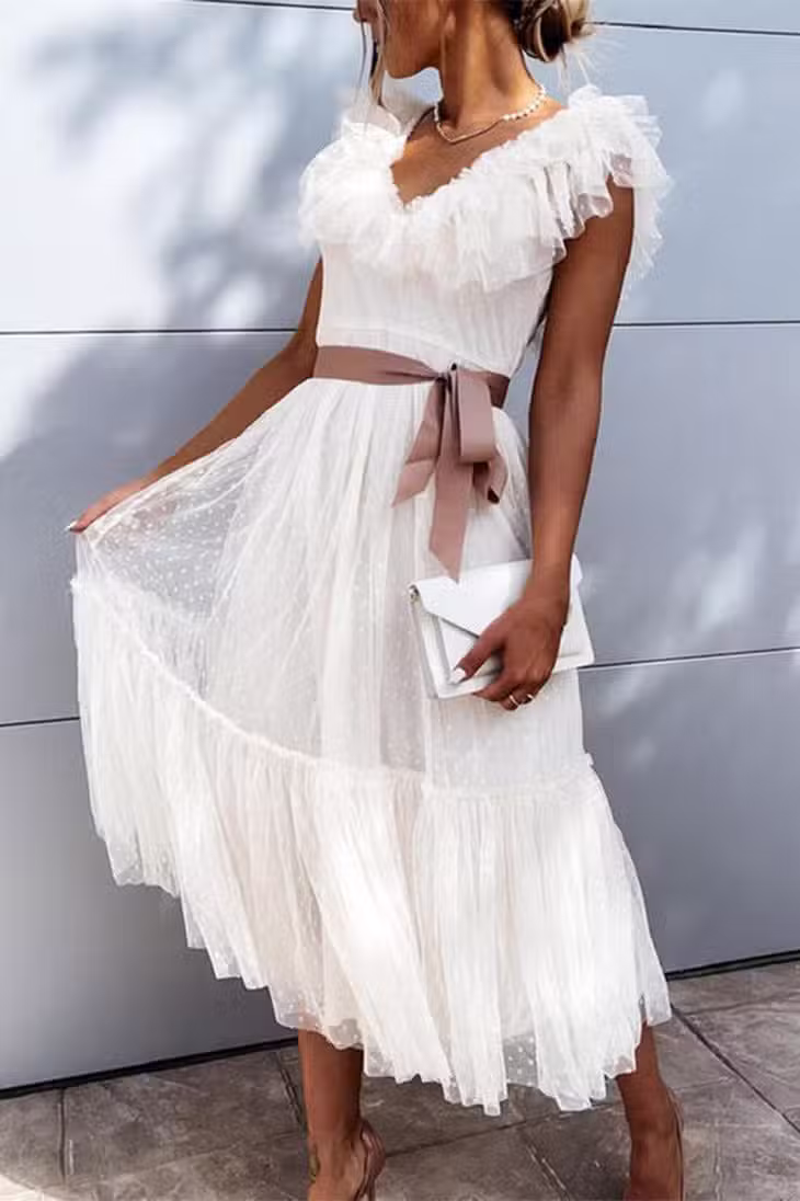 Robe Longue Bohème De Cérémonie