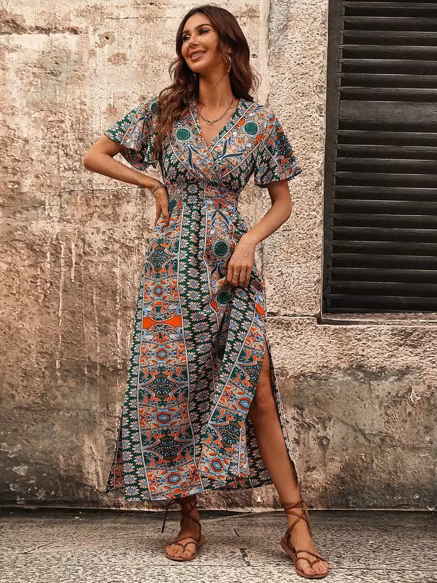Robe Longue Bohème Fendue