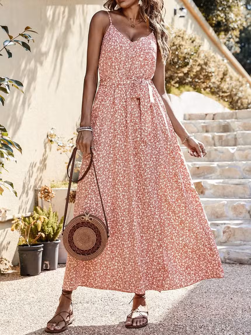 Robe Longue Bohème Fleurie Tendance