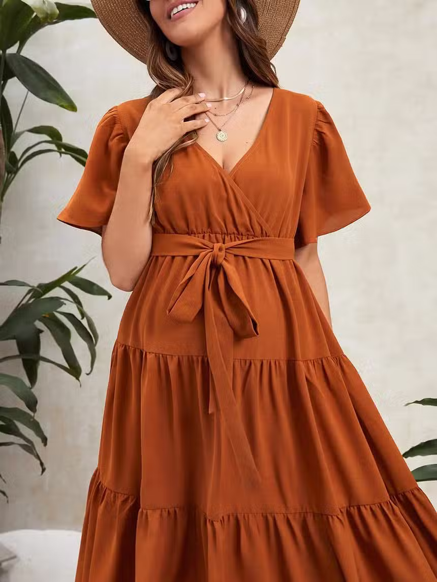 Robe Longue Bohème Grossesse