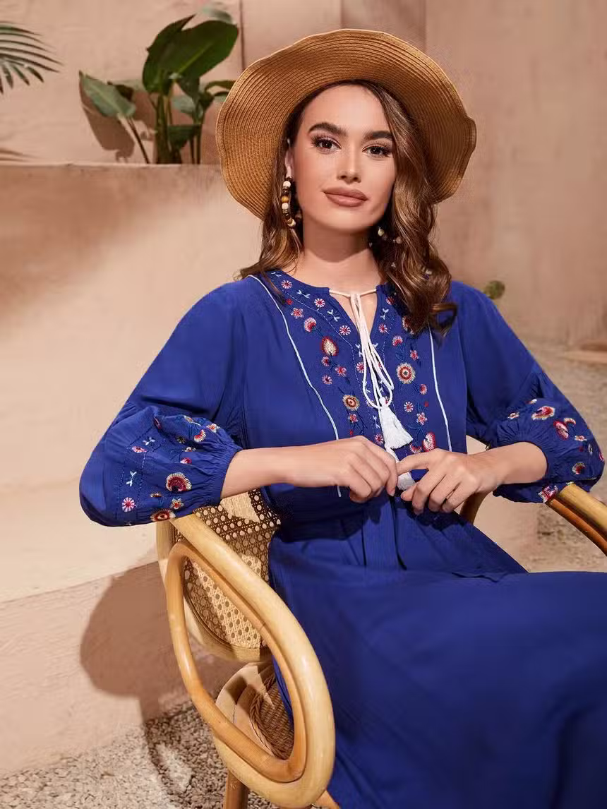 Robe Longue Bohème Hiver