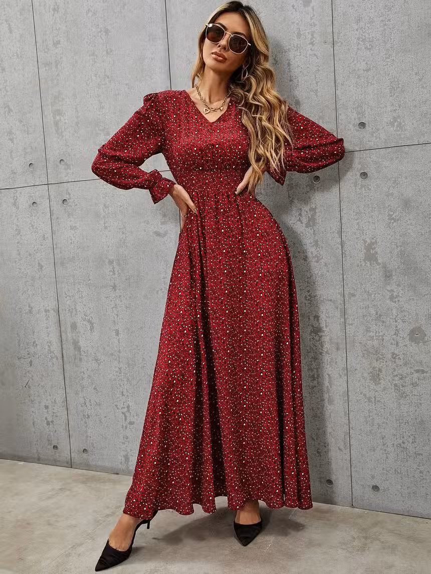 Robe Longue Bohème Manches évasées