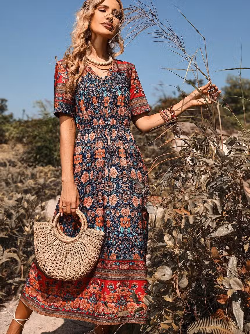 Robe Longue Bohème Pas Cher