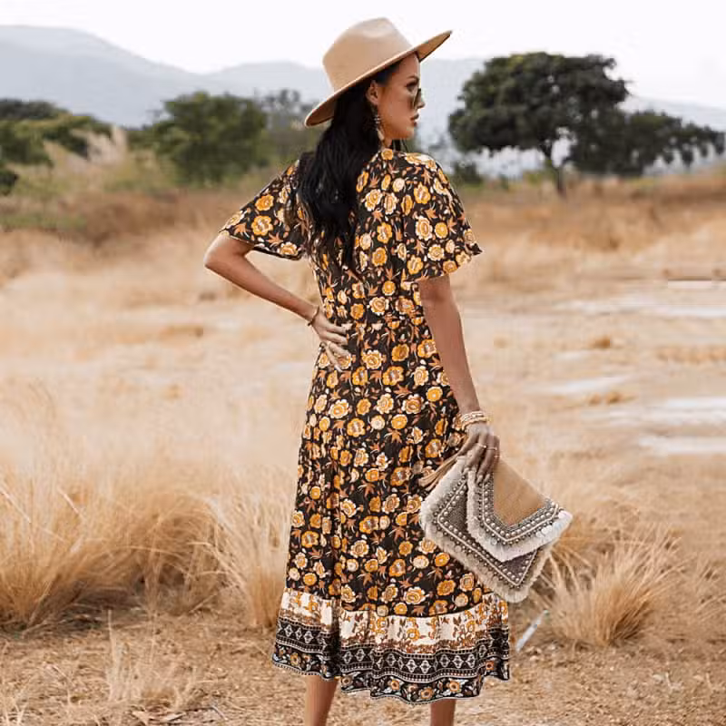 Robe Longue Bohème Plage – Image 3