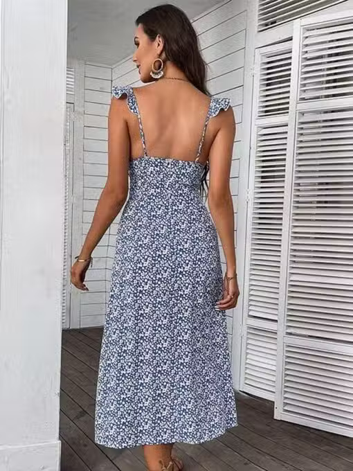 Robe Longue Champêtre Chic – Image 3