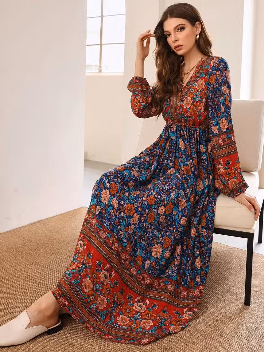 Robe Longue Coton Bohème