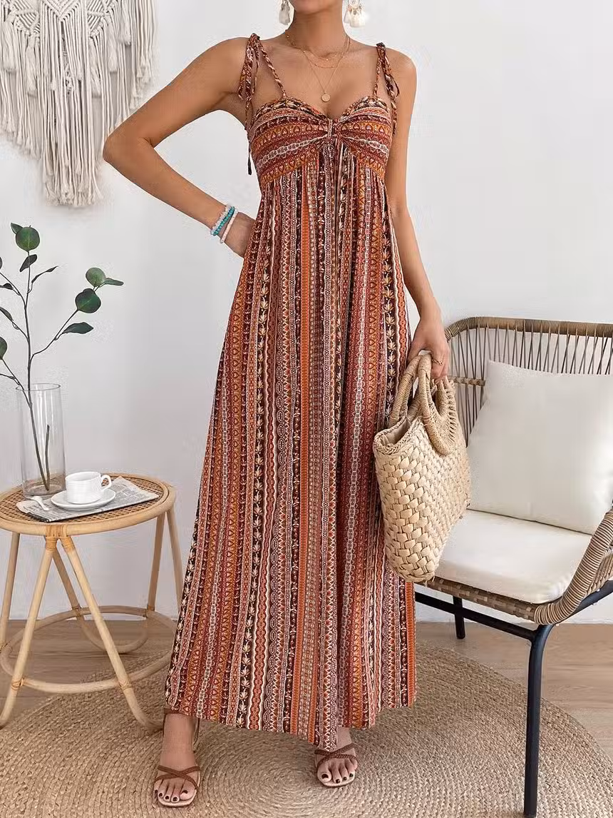 Robe Longue Ethnique Bohème