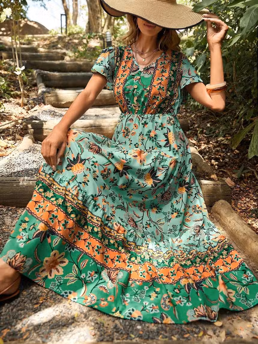 Robe Longue Femme Style Bohème