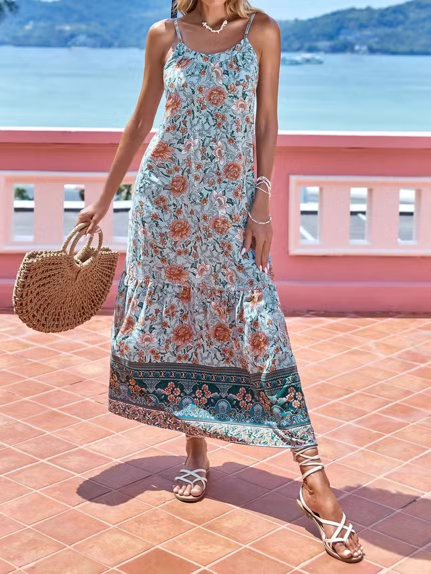 Robe Longue Fluide Bohème Chic