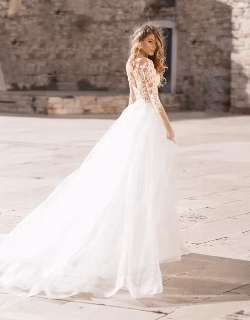 Robe Mariée Boheme Fleurie