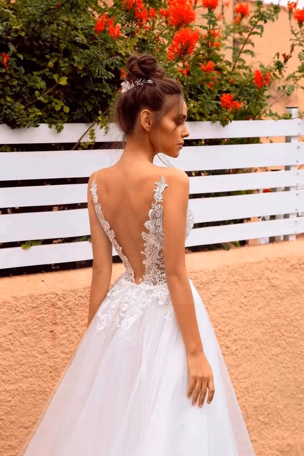 Robe Mariée Boheme Plage – Image 3