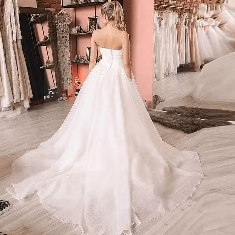 Robe Mariée Bohème Retro – Image 5