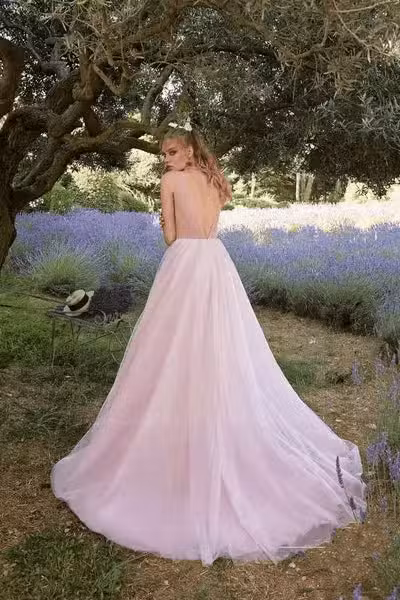 Robe Mariée Bohème Rose – Image 5