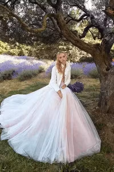 Robe Mariée Bohème Rose – Image 4