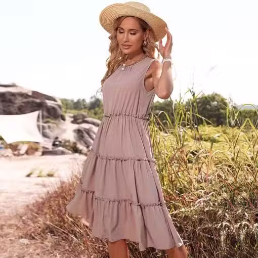 Robe Pastel Champêtre – Image 4