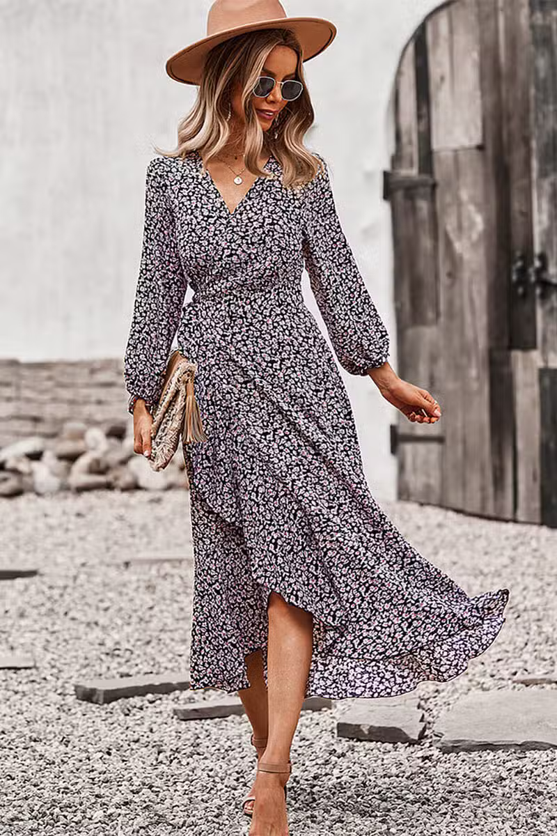 Robe Portefeuille Fleurie – Image 5