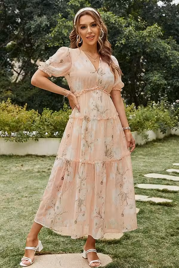 Robe Romantique Champêtre