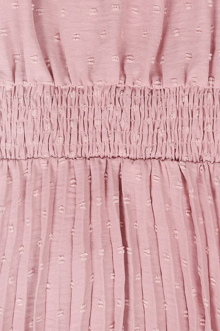 Robe Rose Poudre Mariage Champêtre – Image 8