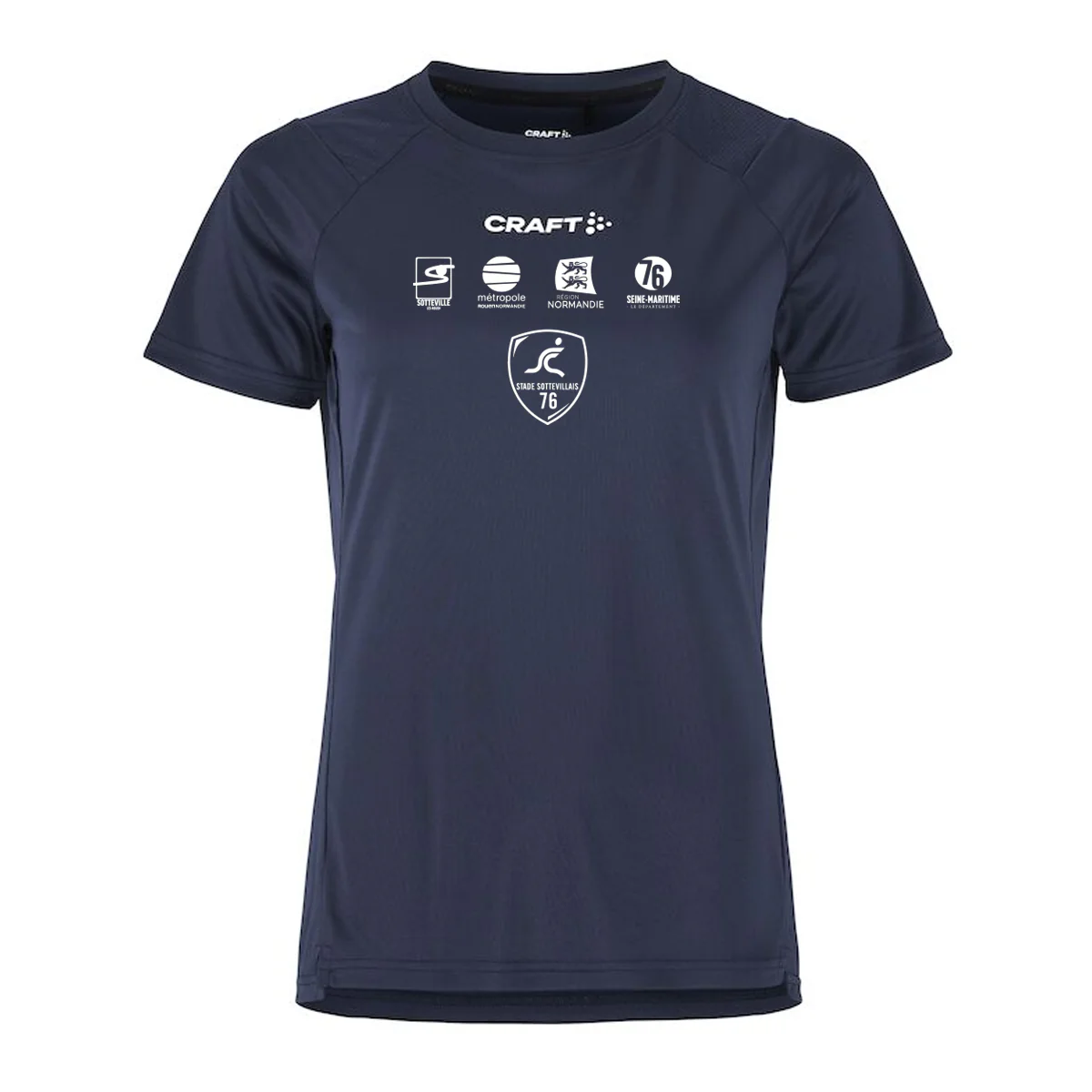 TEE-SHIRT MANCHES COURTES FEMME STADE SOTTEVILLAIS 76 – Image 2