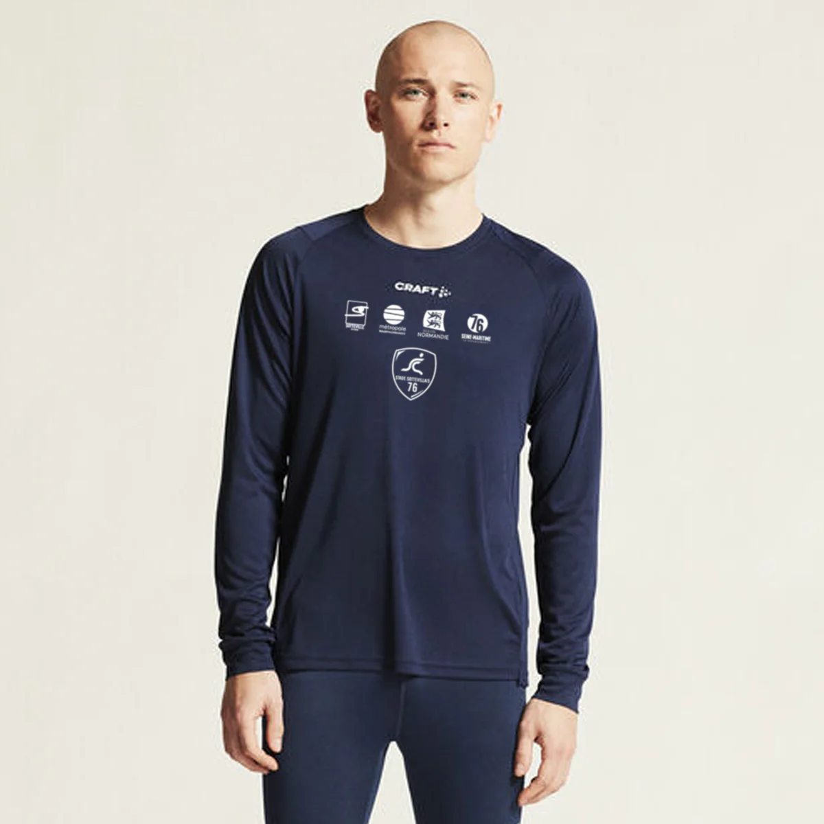 TEE-SHIRT MANCHES LONGUES HOMME STADE SOTTEVILLAIS 76 – Image 3